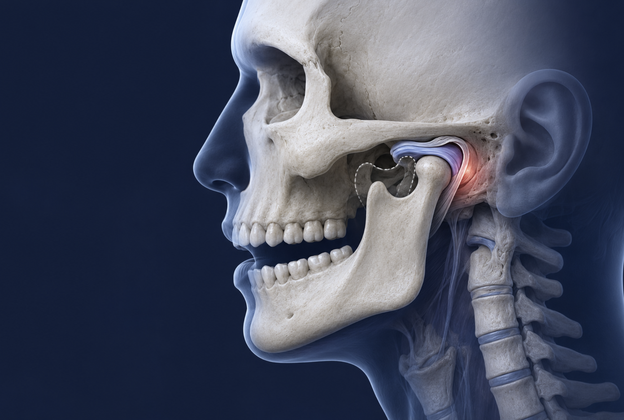 Locked jaw TMJ joint TMJ disorder